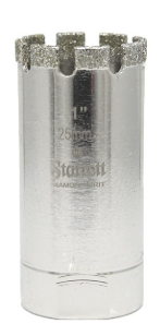 Diamond Holesaw 25mm – Diamond Tile & Stone Hole Saw for Plumbing and Mixer Cut-Outs